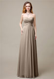 Charming A-line Sweetheart Sleeveless Floor-Length Bridesmaid Dresses