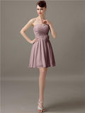Simple Sweetheart A-Line Short Bridesmaid Dresses