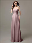 Pretty Sweetheart Chiffon A-line Floor-Length Bridesmaid Dresses