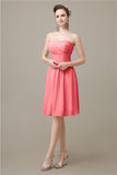 Simple Sweetheart A-line Knee-Length Bridesmaid Dresses