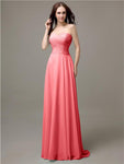 Pretty Sweetheart Chiffon A-line Floor-Length Bridesmaid Dresses