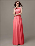 Unique Sweetheart Sleeveless A-line Floor-Length Bridesmaid Dresses