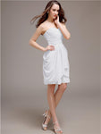 Sweetheart Short Sheath Knee length Bridesmaid Dresses