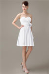 Fashion Sweetheart A-line Chiffon Knee-length Bridesmaid Dresses