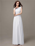 Unique Sweetheart Sleeveless A-line Floor-Length Bridesmaid Dresses