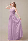 Elegant Hatler A-line Chiffon Floor-Length Bridesmaid Dresses