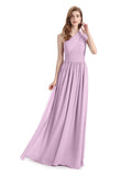 Charming One-shoulder A-line Chiffion Floor-Length Bridesmaid Dresses