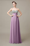 Popular Sweetheart Sequins A-line Floor-Length Bridesmaid Dresses