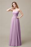 Pretty Chiffon A-line Sweetheart Floor-Length Bridesmaid Dresses