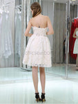 Sweetheart Lace Short Homecoming Dresses SDP1134