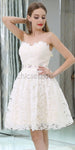 Sweetheart Lace Short Homecoming Dresses SDP1134