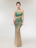 Sexy Mermaid Heavy Beaded Long Evening Prom Dresses SDP1147