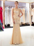 Mermaid Beaded Long Evening Prom Dresses SDP1161