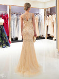 Mermaid Beaded Long Evening Prom Dresses SDP1161