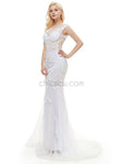 Mermaid Beaded Long Evening Prom Dresses SDP1162