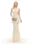 Mermaid Beaded Long Evening Prom Dresses SDP1162