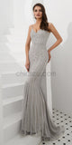 Spaghetti Strap Mermaid Sweetheart Long Evening Prom Dresses SDP1141