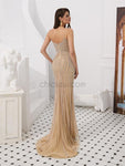 Spaghetti Strap Mermaid Sweetheart Long Evening Prom Dresses SDP1141