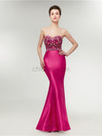 Unique Sweetheart Detachable Shoulder Strap Mermaid Long Prom Dresses, XDM1139