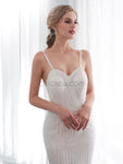 Spaghetti Strap Sweetheart Mermaid Long Wedding Dresses SDP1170