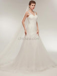 Elegant Affordable Bridal Ivory Long Wedding Dresses SDP1172