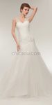 Elegant Affordable Bridal Ivory Long Wedding Dresses SDP1172